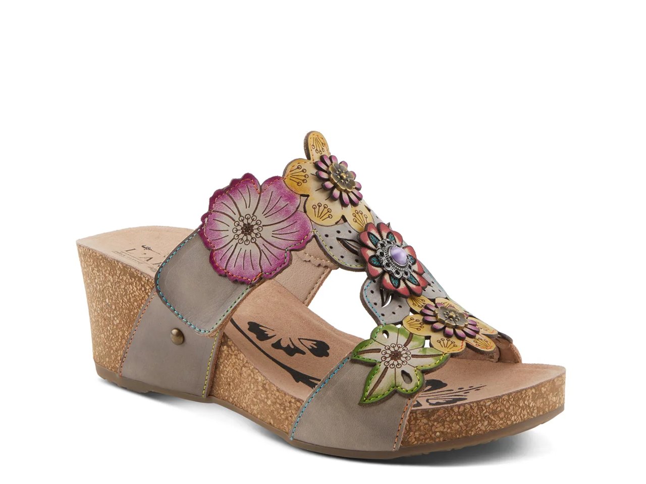 Pretty Petals Wedge Sandal