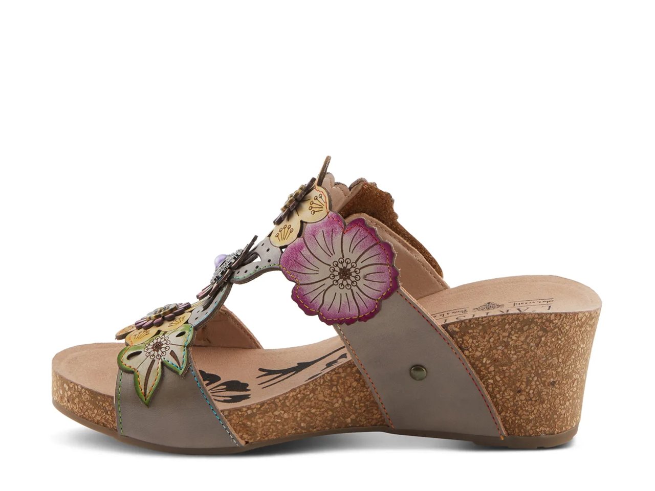 Pretty Petals Wedge Sandal