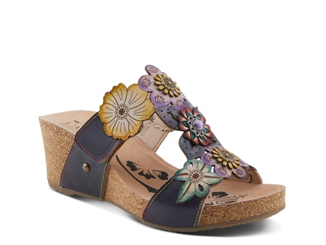 Pretty Petals Wedge Sandal