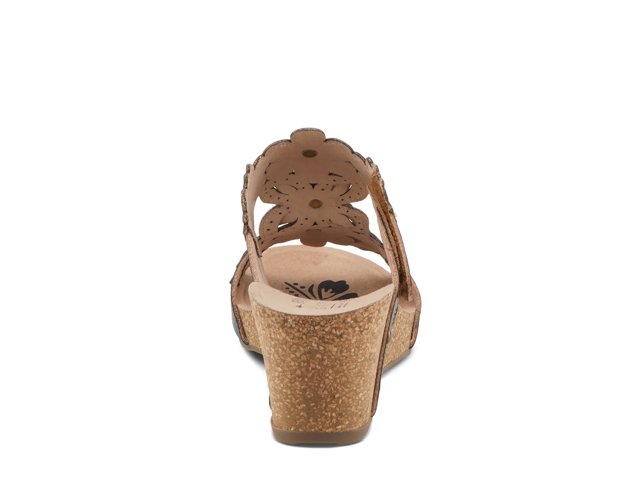 Pretty Petals Wedge Sandal