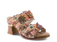 Radiating Sandal Red view