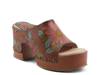 Teeshirt Platform Sandal Cognac view