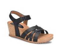 Tate Wedge Sandal Black view