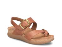 Hampton Wedge Sandal Luggage Brown view