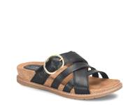 Georgette Wedge Sandal Black view