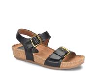Gypsie Wedge Sandal Black view