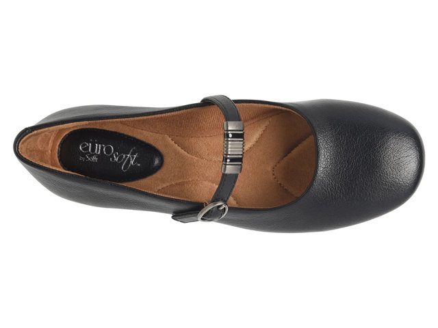 (取寄) レディース クロエ EuroSoft women Khloe Black Eurosoft Khloe Mary Jane Flat - Free Shipping | DSW