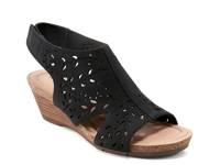 Halin Wedge Sandal Black view