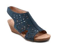 Halin Wedge Sandal Blue view