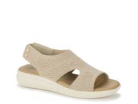 Duffy Wedge Sandal Beige view