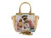 Egyptian Paradise Trapeze Satchel Yellow view