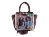 The City Trapeze Satchel Bordeaux view
