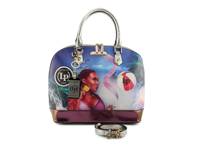 Miami Beach Bowler Satchel Silver Metallic view