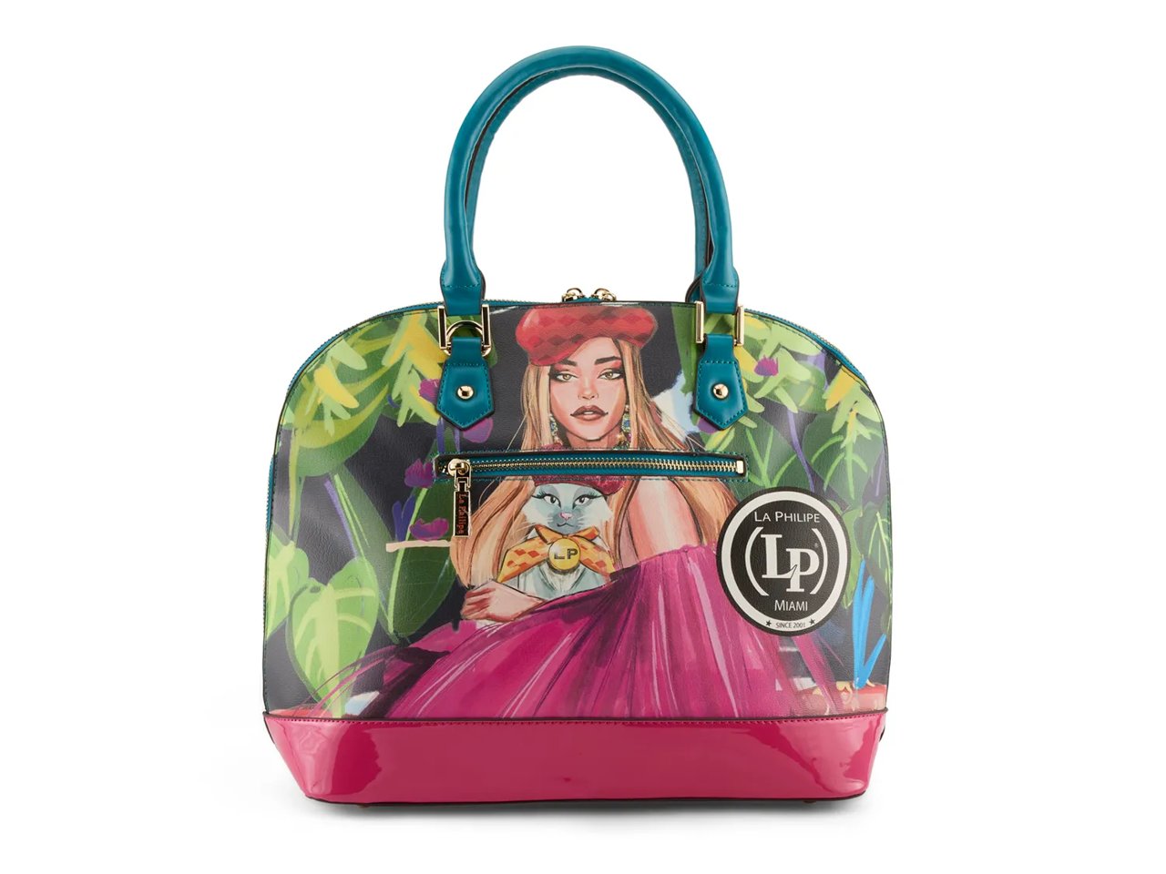 Blooming Garden Bowler Satchel