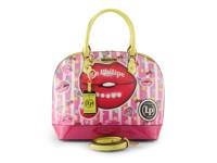 Juicy Lips Bowler Satchel Yellow view