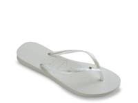 Slim Crystal SW II Flip Flop - Women's White view