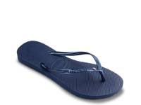 Slim Crystal SW II Flip Flop - Women's Navy view
