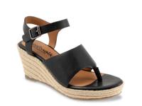 Hilo Espadrille Wedge Sandal Black view