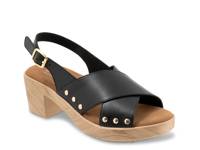 Florence Platform Sandal Black view