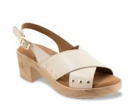 Florence Platform Sandal Off White view