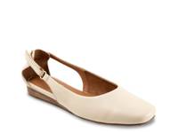 Venice Wedge Flat Off White view