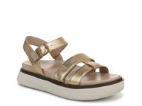 Solana Wedge Sandal Gold Metallic view