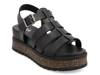 Kaja Wedge Sandal Black view