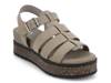 Kaja Wedge Sandal Taupe view