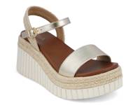 Yanis Espadrille Wedge Sandal Gold Metallic view