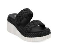 Yoshi Wedge Sandal Black view