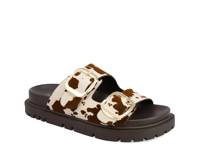 Gen Sandal Brown/White Cow Print view