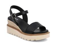 Ophidia Wedge Sandal Black view