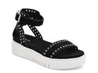 Evelin Platform Sandal Black view