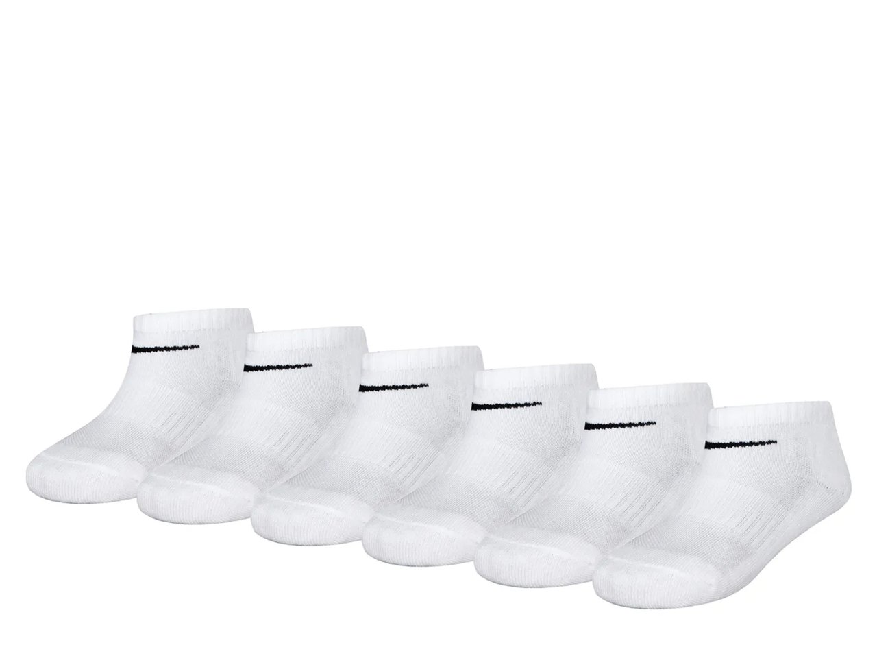 Arch Support Kids' No Show Socks - 6 Pack