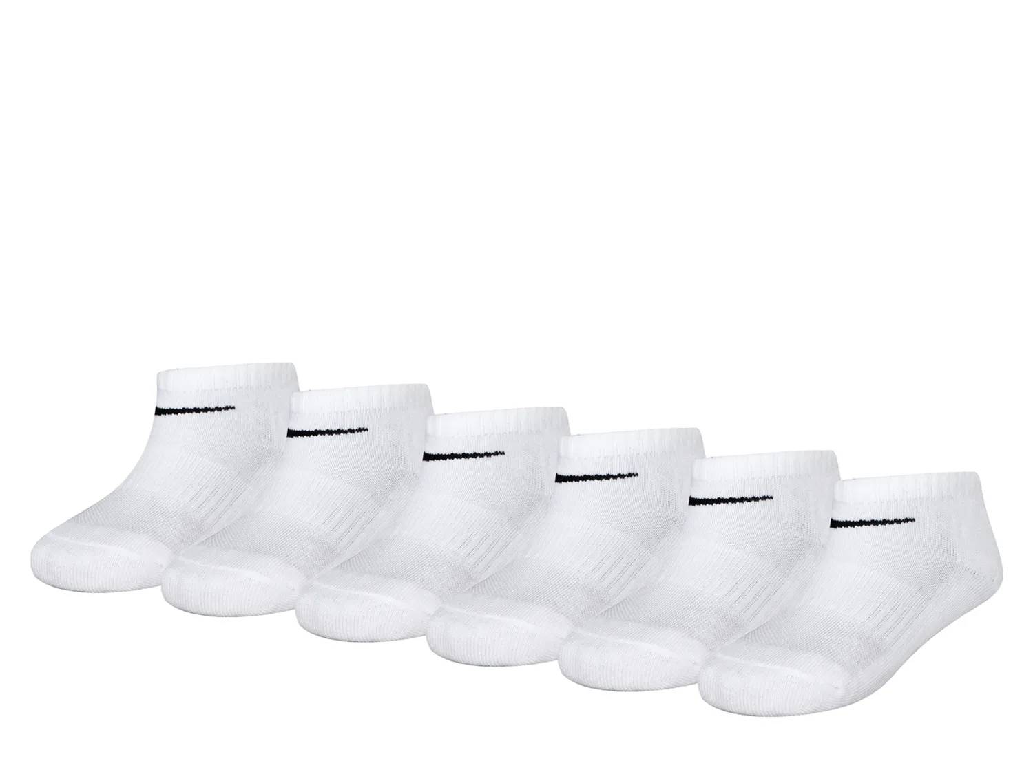 Arch Support Kids' No Show Socks - 6 Pack