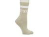 Cotton Men's Crew Socks Grey/White view