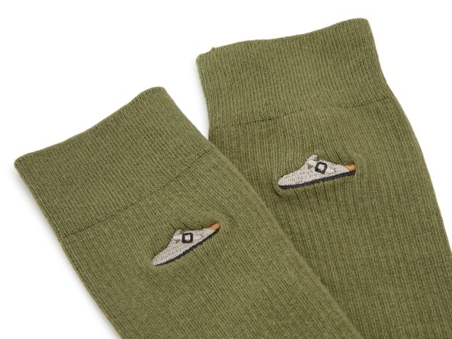 Cotton Ribbed Men's Crew Socks