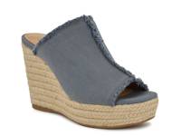 Baja Wedge Sandal Blue view