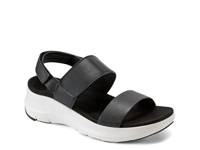Qwera Wedge Sandal Black view