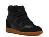 Mustang Wedge Sneaker Black view