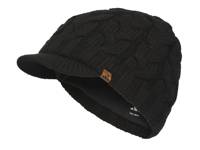 Crystal 2 Brimmer Beanie Black view
