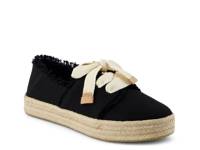 Carolina Lace Up Platform Espadrille Sneaker - Women's Black view
