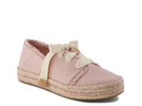 Carolina Lace Up Platform Espadrille Sneaker - Women's Pink/Gold view