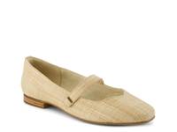 Bianca Mary Jane Flat - Women's Beige Raffia view