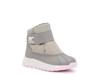 Whitney III Strap Boot - Kids' Grey/Pink view