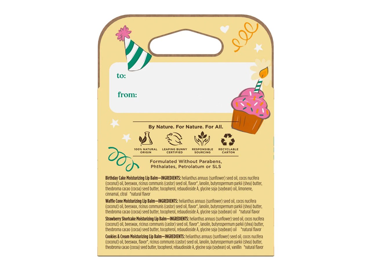 Party Lip Balm Set - 4 Pack