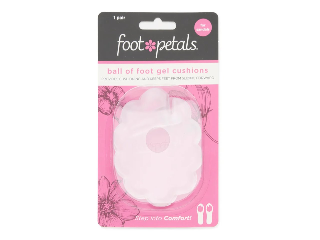 Foot Petals Ball of Foot Gel Cushions