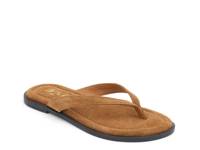 Leo Flip Flop Bourbon Suede view