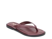 Leo Flip Flop Wine Leather view
