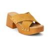 Venice Platform Sandal Tan Suede view